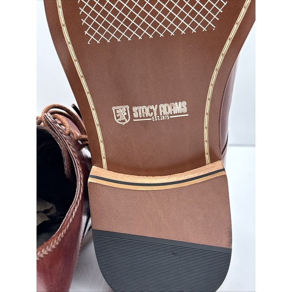 NEW Stacy Adams Dickinson 24972-221 Cap Toe Oxford, Men\'s Size 13M Cognac main image 9